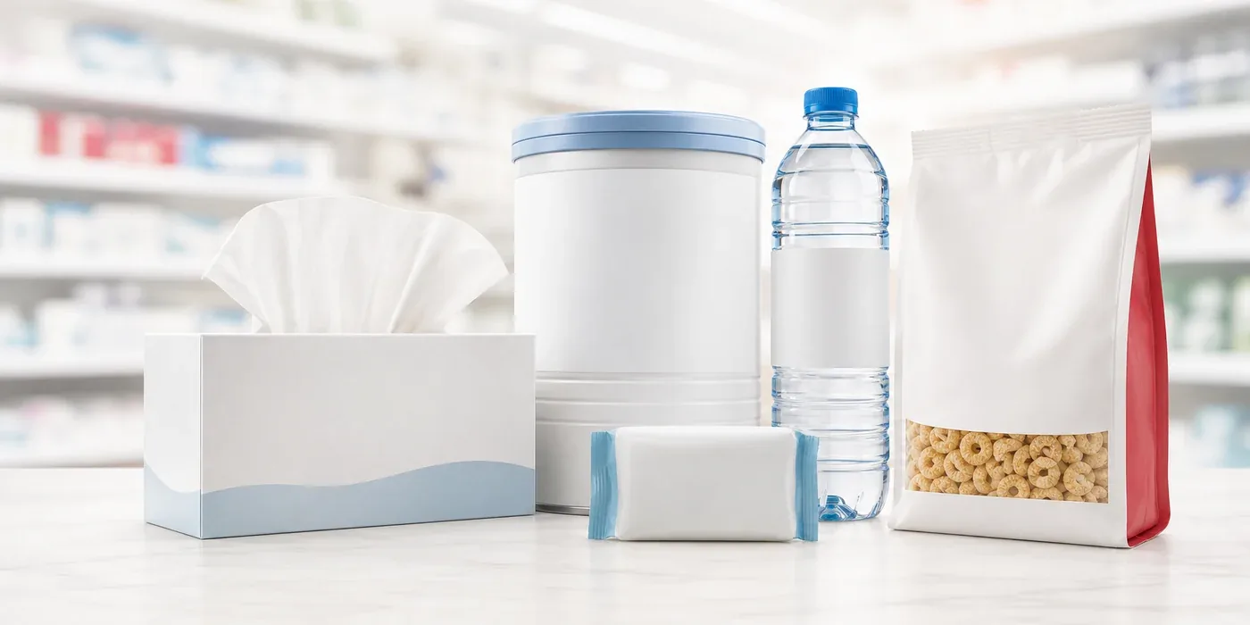 Groceries and household essentials available at Janora Pharmacy
