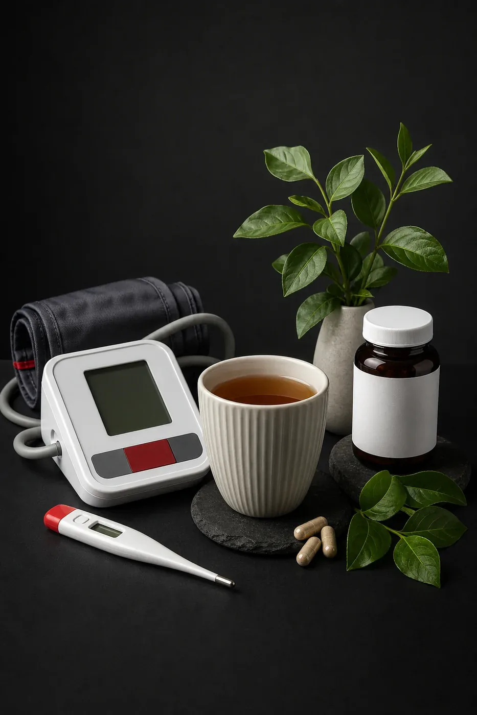 Wellness testing items and herbal care products